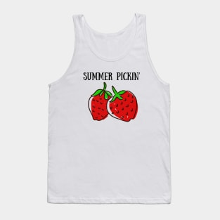 Strawberries, Fruit, Summer Picking, Harvest, Agriculture, Summer Tank Top